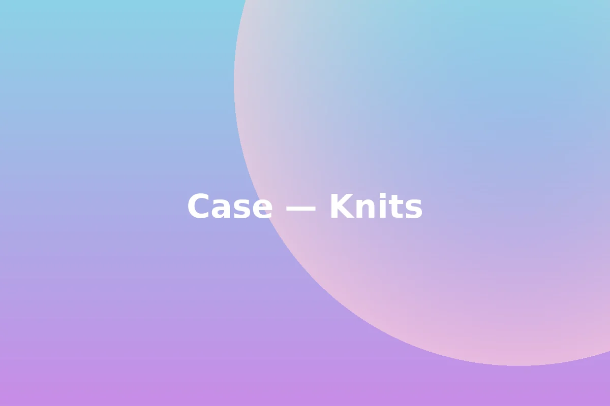 Knits — inline inspection